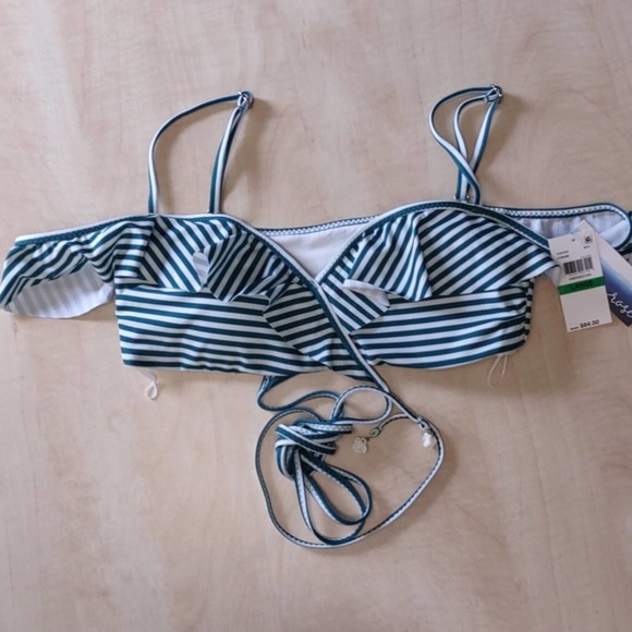 Isabella Rose Avalon Off the Shoulder Bikini Top L - Picture 7 of 11